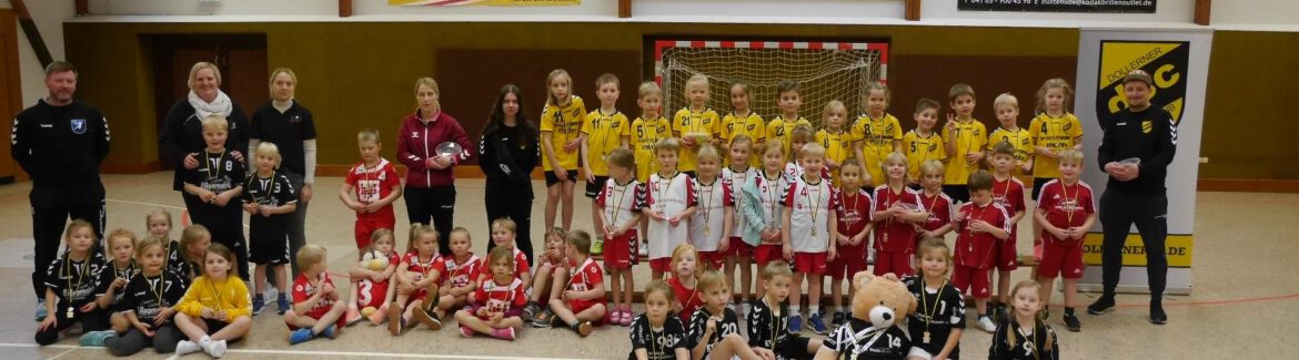 Jugend: Der Nachwuchs aus dem Landkreis wieder beim Handball-Minispielfest dabei